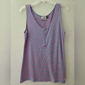 Kavu striped sleeveless top